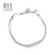 Chow Sang Sang pt950 platinum ring platinum S-shaped ribbon ring open ring 78009R price 2.19 grams (including labor cost 300 yuan)
