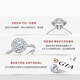 DR Louvre Paris Ring Proposal Diamond Ring TRUE LOVE Simple Luxury Style Group Set Wedding Diamond Holiday Gift Hot Selling Spot Sparkling 10 Points G Color VS1