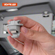DAIAN is suitable for Volkswagen Lavida Sagitar Magotan Passat Tiguan L Bora POLO makeup mirror sun visor buckle A style convex base gray