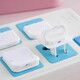 Shouli children's anti-shock socket protective cover baby plug jack safety plug baby switch power supply protective cover new white - 40 pieces - two holes and three holes, 20 each