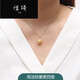 Xiqi Color Australian Gold Bead Pendant Eyelash Seawater Pearl Necklace Unoptimized Pendant Perfect Round 10-11mm