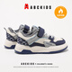 ABC KIDS children's shoes cotton shoes winter plus velvet warm middle and large children's sports shoes SY453603910PY beige blue gray 38