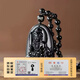 Emeishan has passed the time of incense. Black gold obsidian natal Buddha pendant for men and women, zodiac necklace, peace amulet pendant