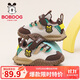 Babudou Children's Shoes Boys Autumn Lightweight Toddler Shoes Soft Sole Comfortable Baby Shoes 102353064 Ancient Tree Brown/Light Rice 25