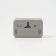 MUJI digital clock home electronic clock desktop clock gray medium (with alarm clock function)