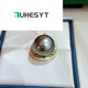 Buhesyt11-12mm black pearl pendant set with perfect round bright light and slight imperfections. Give it to your lover, give it to your mother, match it with silver, give it to your mother, match it with silver