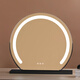 The other half of the German FZY lighted makeup mirror led fill light charging lamp desktop desktop semi-circle rotatable makeup table mirror 60cm fashionable white plug-in