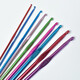 Colorful aluminum oxide crochet hooks, high-end metal crochet hooks, handmade DIY knitting tools, a complete set of wool thick crochet hooks, 4.0mm 1 piece