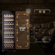 Haier red wine cabinet 360L constant temperature refrigeration large capacity wine cellar level wine cabinet home living room ice bar constant temperature wine cabinet black