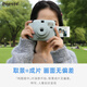 POPOTO instant camera, one-time imaging camera, birthday gift for girlfriend, student party selfie, portable travel, Morandi green stand-alone