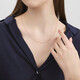 Chow Sang Sang Side Cross Chain 18K Gold Cable Necklace Plain Chain Versatile Neck Accessory Women 94223N Pricing 47cm