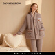 DANA FARROW flannel couple pajamas autumn and winter thickened warm coral velvet female cartoon winter men's home wear suit female 7820 M female model 80-95Jin Jin equals 0.5 kg