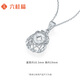 Liuguifu Jewelry Platinum Pendant Double Kebao PT950 Platinum Pendant Necklace Pendant Gift PT0600060 1.55g