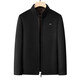 GOLDLION G+ Goldlion Executive Jacket Men's Light Luxury Cashmere Wool Blended Stand Collar Jacket Men's Autumn and Winter Warm Jacket Flagship Official Black M 170 100-125Jin Jin is equal to 0.5 kg