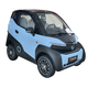 Zhilato's new four-wheeled electric vehicle new energy scooter for the elderly to pick up and drop off children Laotoule small family car women's micro mini fully enclosed battery car Yueying Gray (battery not included) Consult customer service to choose the battery