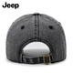 Jeep (JEEP) hat men's baseball cap four seasons outdoor trendy retro peaked cap men's and women's sun hat black