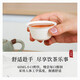 Temeiju Disposable Kung Fu Tea Cup Sugar Cane Pulp Biodegradable Home Thickened Tea Cup Office Portable Storage Tea Set 100 Cups
