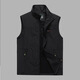 Xiaohongshu popular men's casual vest spring and autumn large size outdoor fishing travel vest middle-aged and elderly dad thin light gray L