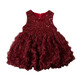G.duck one-year-old dress baby girl autumn and winter style girls velvet suit princess skirt festive New Year's clothing children's dress red spring and autumn 90 recommended 9 months-1 year old 20-25 Jin Jin equals 0.5 kg