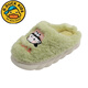 G.duck children's cotton slippers autumn and winter warm non-slip girls and boys plush parent-child slippers girls orange size 24-25/inner length 16.5cm