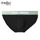 Goldlion men's underwear low-waist sexy underwear men's u-convex tight high-cut T-pants sports briefs thong summer thin shorts black L
