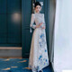 ANJY Blue High-end Heavy Industry Xiuhe Wedding Clothes 2025 New New Chinese Style Small Bride Wedding Clothes Out-of-Pavilion Clothes Malay Coat No Headwear M 95-105Jin Jin is equal to 0.5 kg