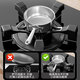 Gas stove bracket, wok, non-slip, boiler stove rack, universal kitchen gas stove, small milk pot rack, non-slip pot rack, four-claw universal, extra thick, non-slip, suitable for small pots and woks/1 piece