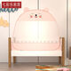 Children's crib mosquito net Mongolian yurt full cover universal BB bed baby kindergarten mosquito net free of installation and foldable English three-door encrypted full bottom blue length 200*width 100*height 110cm