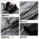 SHANSHAN杉杉PU皮衣男2025冬季加绒保暖翻领男士商务休闲皮夹克长袖外套