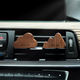 Yusenyi Car Diffuser Aromatherapy Perfume Car Interior Decoration Air Conditioning Vent Decorative Ornaments Hill Walnut Expansion Fragrance Wood (Ancient Mountains) A hill will give you 5ml of blue wind chime essential oil