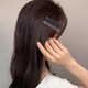Jiao Xuefei high-end milk cafe side bangs clip 6 pack hair clip one-word clip bb clip hair clip back of the head broken hair duckbill clip