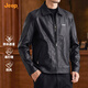 JEEP Leather Men's 2025 Autumn Lapel Light Luxury Wear-Resistant Windproof Jacket Texture PU Leather Loose Handsome Men's Jacket