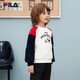 FILA FILA children's sweatshirt 2025 winter boys' fleece top