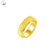 Keshan 18K sand surface ring men's 999 solid gold frosted ring fashionable simple gold tail ring live adjustable male