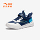 ANTA Children's Sports Shoes for Boys Big Boys Yuanqi 2025 Autumn and Winter New Product Plus Suede Surface Water-Repellent Cotton Shoes Deep Nautical Blue/Anta White/Asian Blue-1 33 Shoe Inner Length 20.5cm