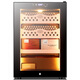 He Jiagong 50C1 Intelligent Temperature Control and Humidity Control Cigar Cabinet Cedar Wood Mini Small Home Embedded Wine Cabinet 50C1 Black Full Cigar Humidity Control + Temperature and Humidity Control + Cedar Wood Cigar Blue +