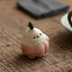 Fantasy Yixing Original Mineral Purple Clay Garlic Bird Tea Pet Ornaments Boutique Handmade Garlic Bird Tea Play Cute Decorator Garlic Bird Simple Decoration