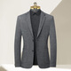 Playboy (PLAYBOY) 2025 Autumn and Winter Thick Men's Wool Suit Young and Middle-aged Men's Business Casual Trend Single Suit Jacket Men 6656 Gray M 170