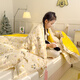 MUJI Class A pure cotton bean quilt children's quilt autumn and winter kindergarten winter quilt spring and autumn quilt core pure cotton single quilt cute Pacha dog skin-friendly cotton light and breathable 120cm*150cm winter quilt about 3.5Jin Jin equals 0.5kg