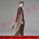 SUSTYLEG Light Luxury Brand Wool Suit Suit Women's Autumn and Winter New Thick Woolen Coat Suit Suit Extended Warm Brown Suit Coat + Short Suit + Pants Three-piece Set Thickened L