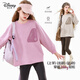 Disney (Disney) girls long-sleeved T-shirt spring and autumn new big children's tops children's sweatshirt girls western style jacket ES002 Begonia 150