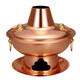 Kamanpai old Beijing pure copper hot pot shabu-shabu meat thick copper thickened handmade charcoal copper pot old-fashioned stove clear soup mandarin duck hot pot clear soup pot original color inside the pot 0 inches 28 cm pure copper thickened version for 1-2 people