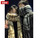 Hengyuanxiang Couple Scarf Women's 2025 New Autumn and Winter Atmosphere Sensational Student Korean Boy Scarf Pair Black Gray + Milk Tea Couple Matching Color 2 Pack