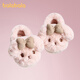 Balabala children's cotton slippers winter indoor Baotou warm non-slip soft bottom home plush children's baby slippers for boys and girls