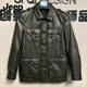 JEEP SPIRIT Heavy Industry Quality Motorcycle Leather Jacket Leather Jacket Slim Hunting Short Lapel Multi-Pocket Autumn and Winter New Men's Clothing Black M 90-110Jin Jin is equal to 0.5 kg