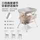 Other Home Newborn Diaper Table Portable Foldable Nursing Table Multifunctional Baby Touch Diaper Changing Table Double Rod NT Gray Lift Type-Reinforced Framework
