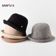 SANFU Soft Texture Bucket Hat Retro Elegant Fashion Clothing Accessories Accessories Hat 848751 Black One Size