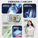 Xiaomi (Ml) same style hair dryer household high wind negative ion hair care quick drying high power hair dryer folding dormitory student low power quick drying hair dryer chanson green 1200W 4D blue light hair care high speed constant temperature