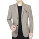 Playboy (PLAYBOY) blazer men's 2025 spring and autumn new men's woolen casual suit single suit daddy suit 70401 coffee color wool content 30 2XL 185 suitable for 155-175Jin Jin equals 0.5 kg