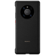 Huawei Original Mate40pro Handyhülle Lederhülle Mate40 E Smart Window Flip-Up Schutzhülle All-Inclusive Anti-Fall Mate40Pro Flip Ledertasche Schwarz